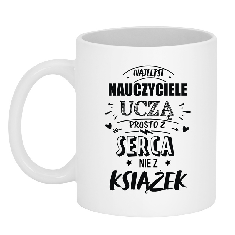 Kubek na Dzień Nauczyciela z nadrukiem według Twojego projektu