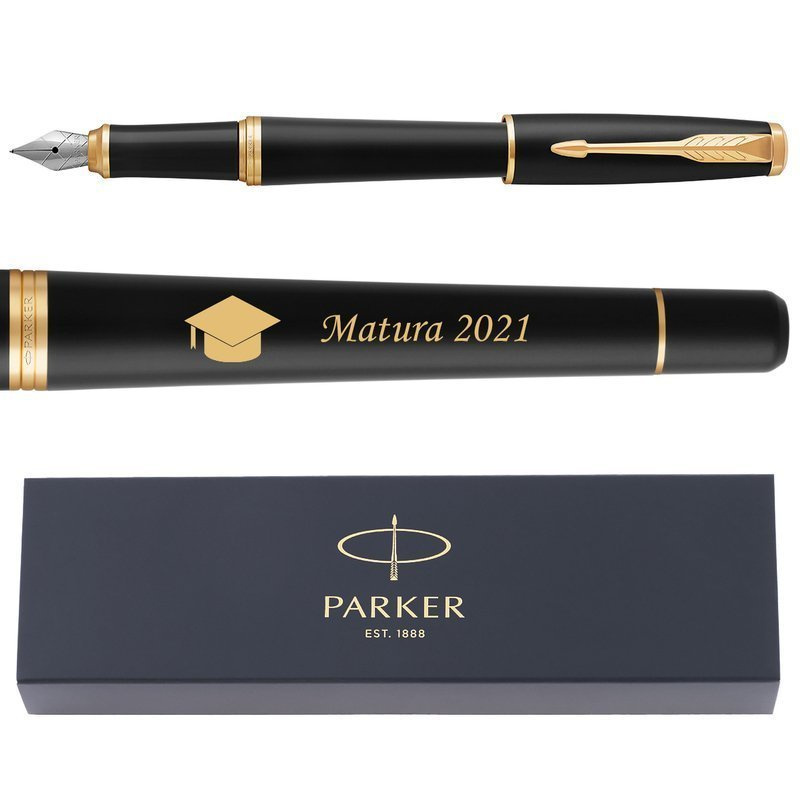 Parker Urban Muted Black GT pióro wieczne z grawerem w etui