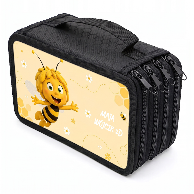 Personalizowany piórnik z Pszczółką Mają i imieniem