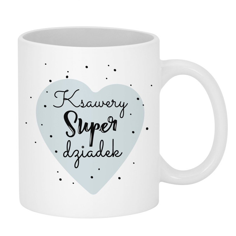Prezent na Dzień Dziadka – kubek Super Dziadek z personalizacją