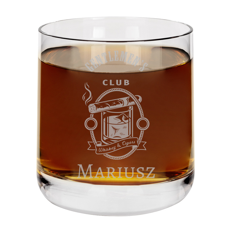Szklanka do whisky z grawerunkiem 285 ml