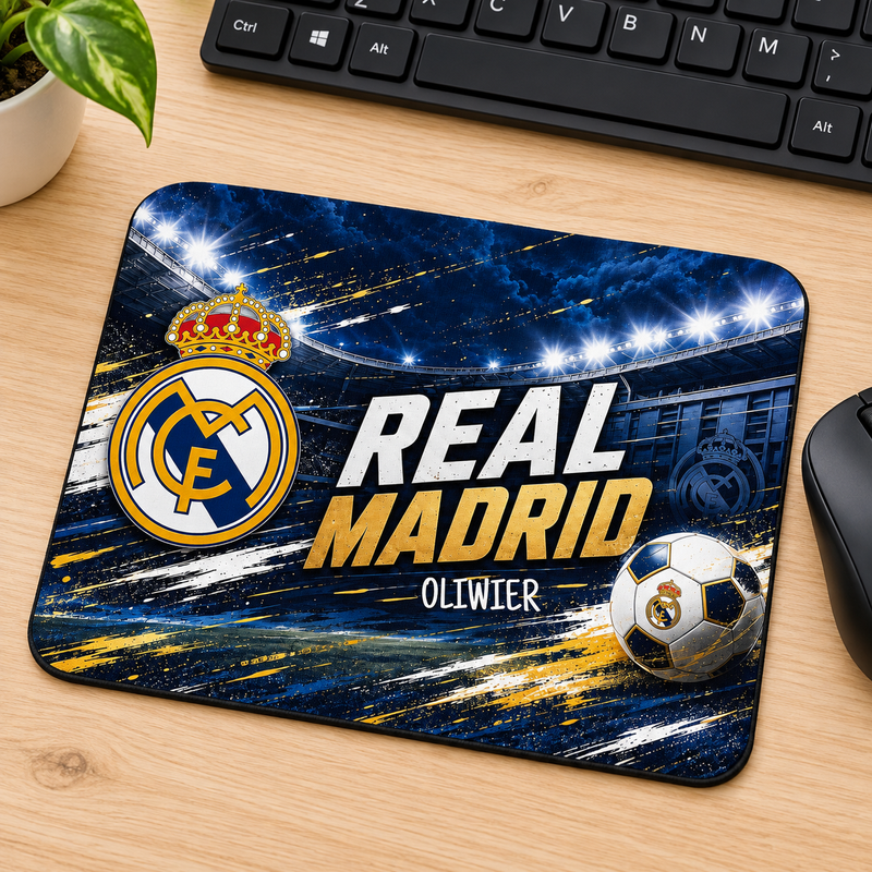Personalizowana podkładka pod myszkę z motywem sportowym – 22 × 18 cm