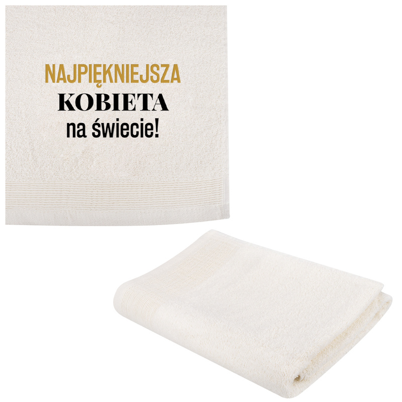 Zestaw na Walentynki / Skrzynka ozdobna + Kubek + Ręcznik kąpielowy 140x70 / Bez modyfikacji / Prezent dla Niej / Nadruk Haft